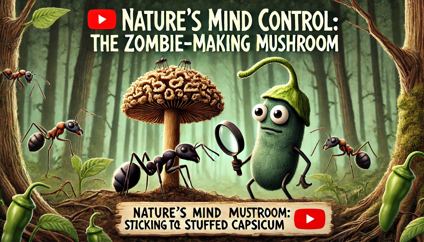 The Zombie-Making Mushroom: Nature's Creepiest Mind Control