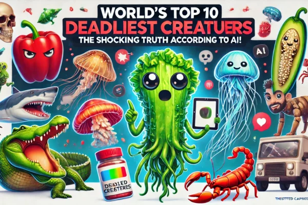 World's Top 10 Deadliest Creatures: The Shocking Truth According To AI!